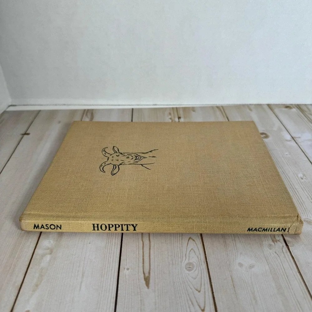 Hoppity Miriam E. Mason 1947 First Printing Illustrated Macmillan Children's